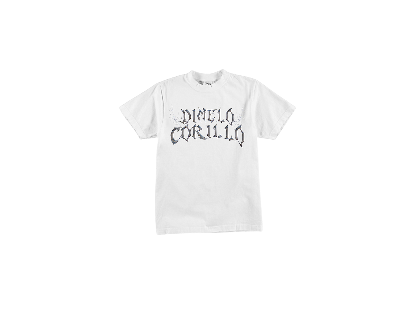 DIMELO CORILLO LOGO T-SHIRT WHITE-GREY