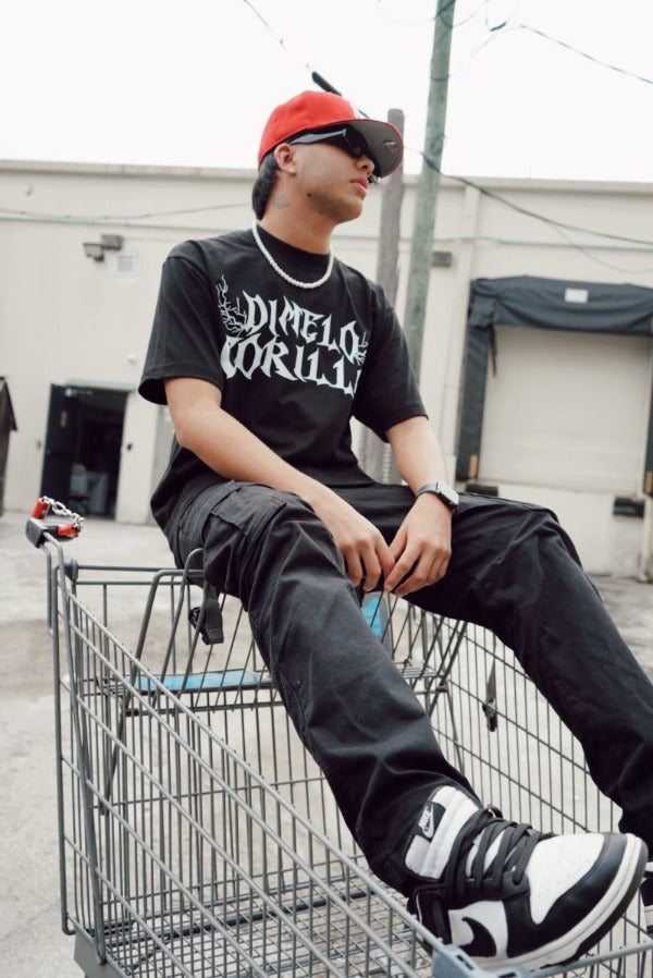 DIMELO CORILLO LOGO T-SHIRT BLACK-WHITE