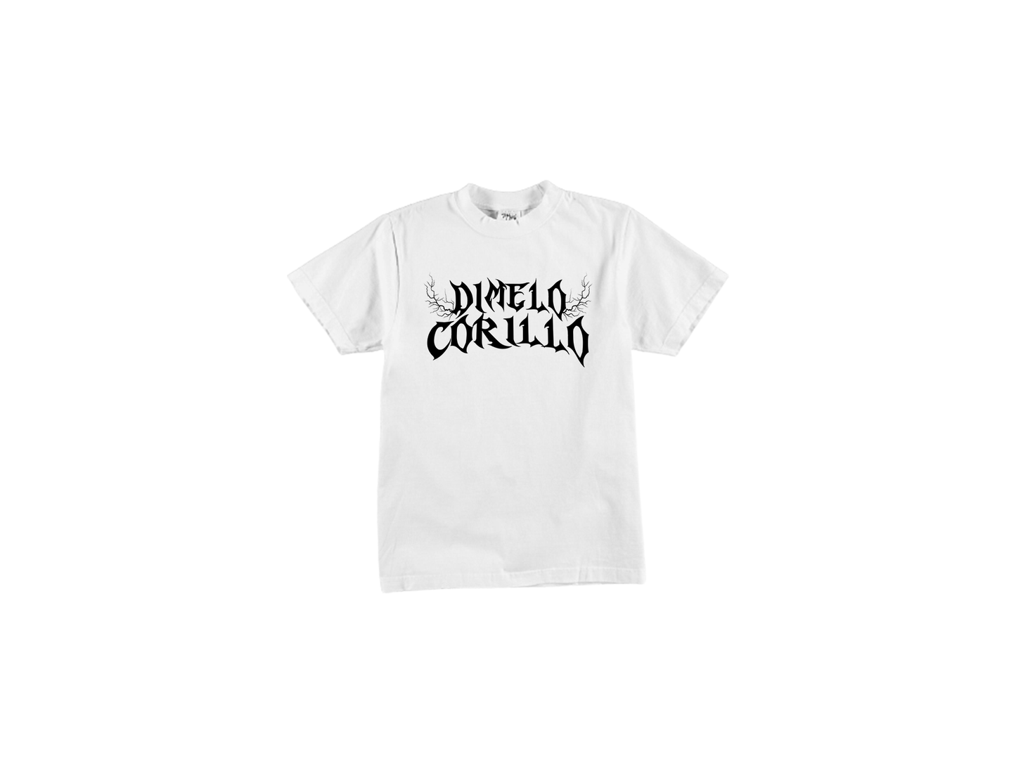 DIMELO CORILLO LOGO T-SHIRT WHITE-BLACK